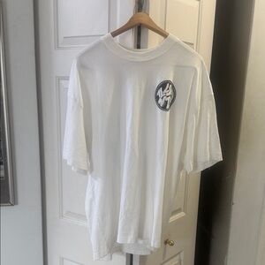 All Saints White Graphic Tee